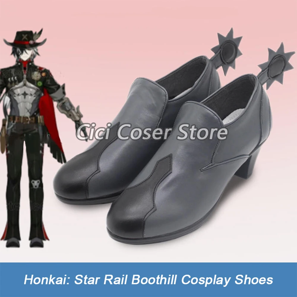 Honkai Star Rail Boothill Cosplay Shoes Game Galaxy Ranger Boothill Shoes Custom Men Woman Halloween Party Roleplay Costume Prop