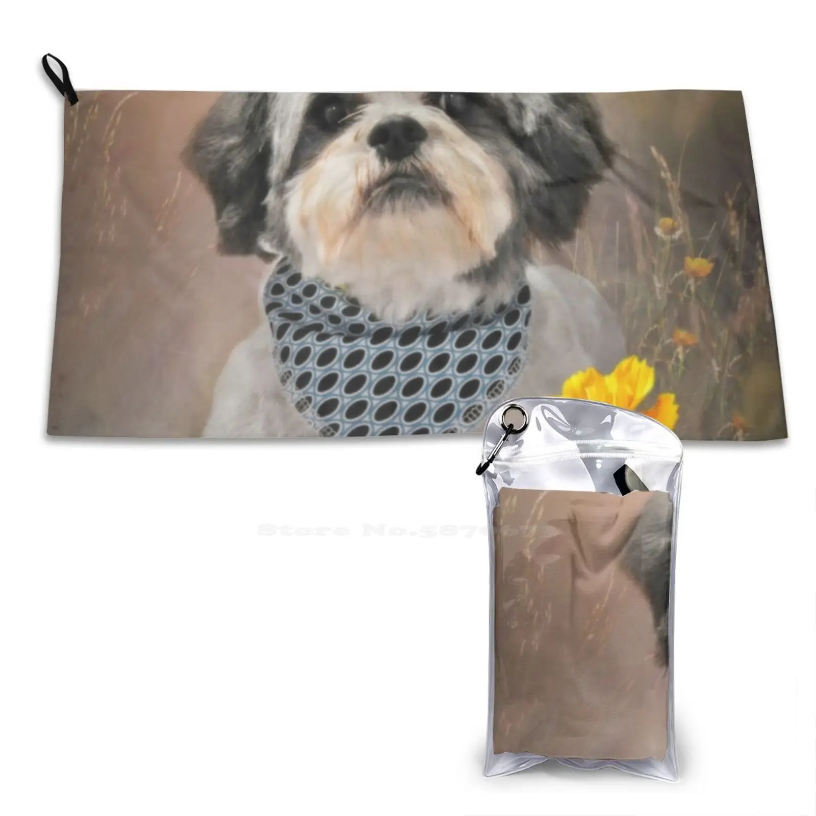 I'M Just A Diva!!!!! Sport Towels Outdoor Hiking Cycling Swimming Dog Fluffy Canine Cute Maltese Shih Tzu Pretty