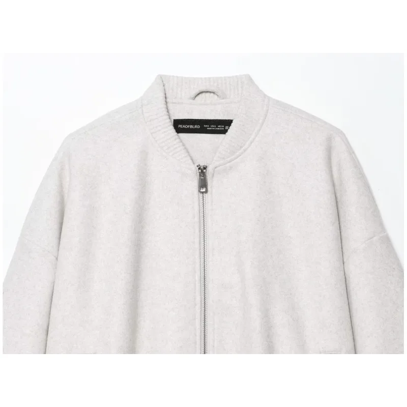 Chaqueta suave con cremallera para mujer, abrigos informales de manga larga con bolsillo y cintura elástica, Tops lisos lisos para mujer