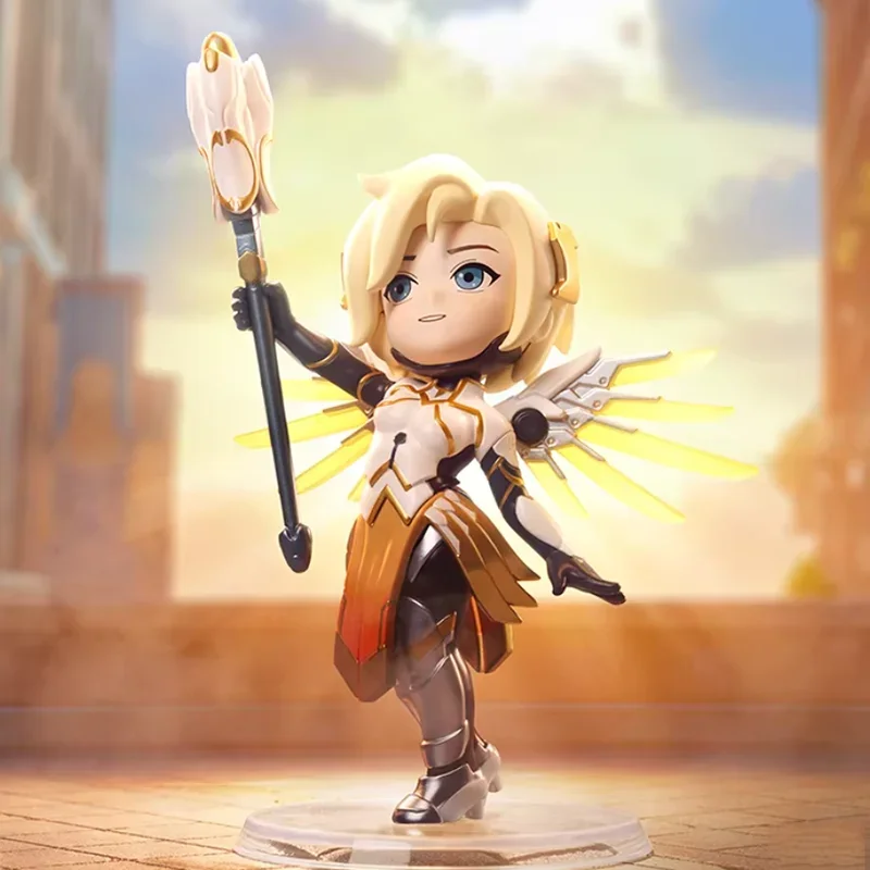 POP MART Overwatch Spelen van de Game Series Mystery Box Echte Blind Box Guess Toys Bag Ornament Beeldjes Home Decor Desktop