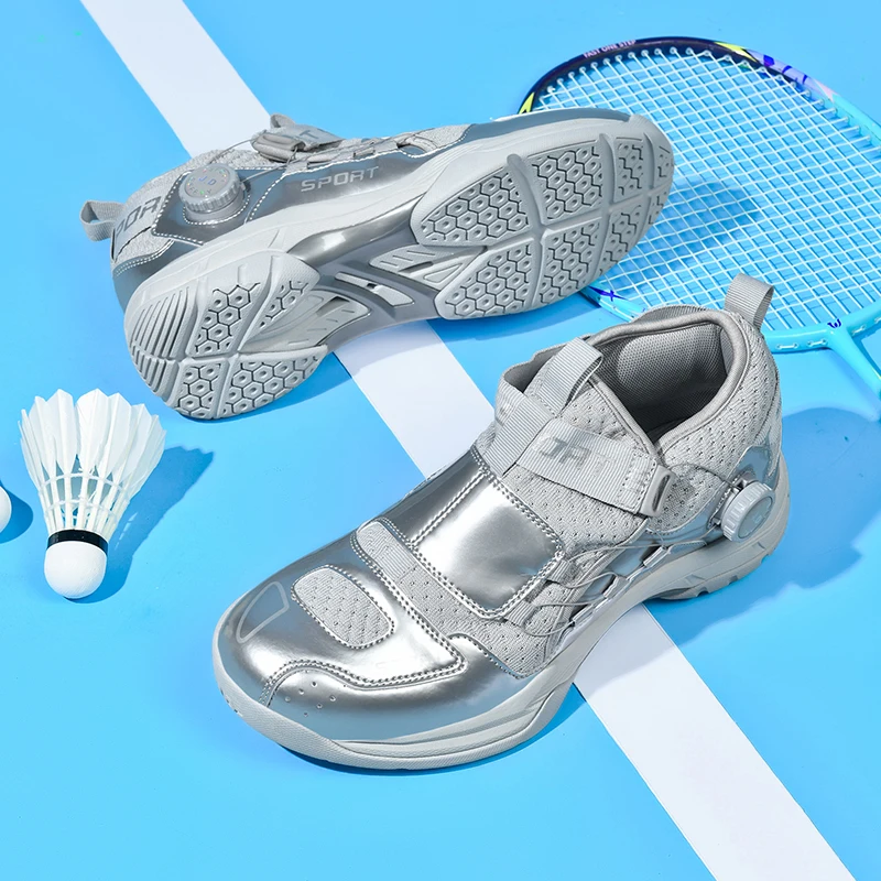 

New Badminton Shoes Professional Training Indoor Sports Shoes Men Women Breathable Wear Resistant Tennis Shoes Sneakers Men