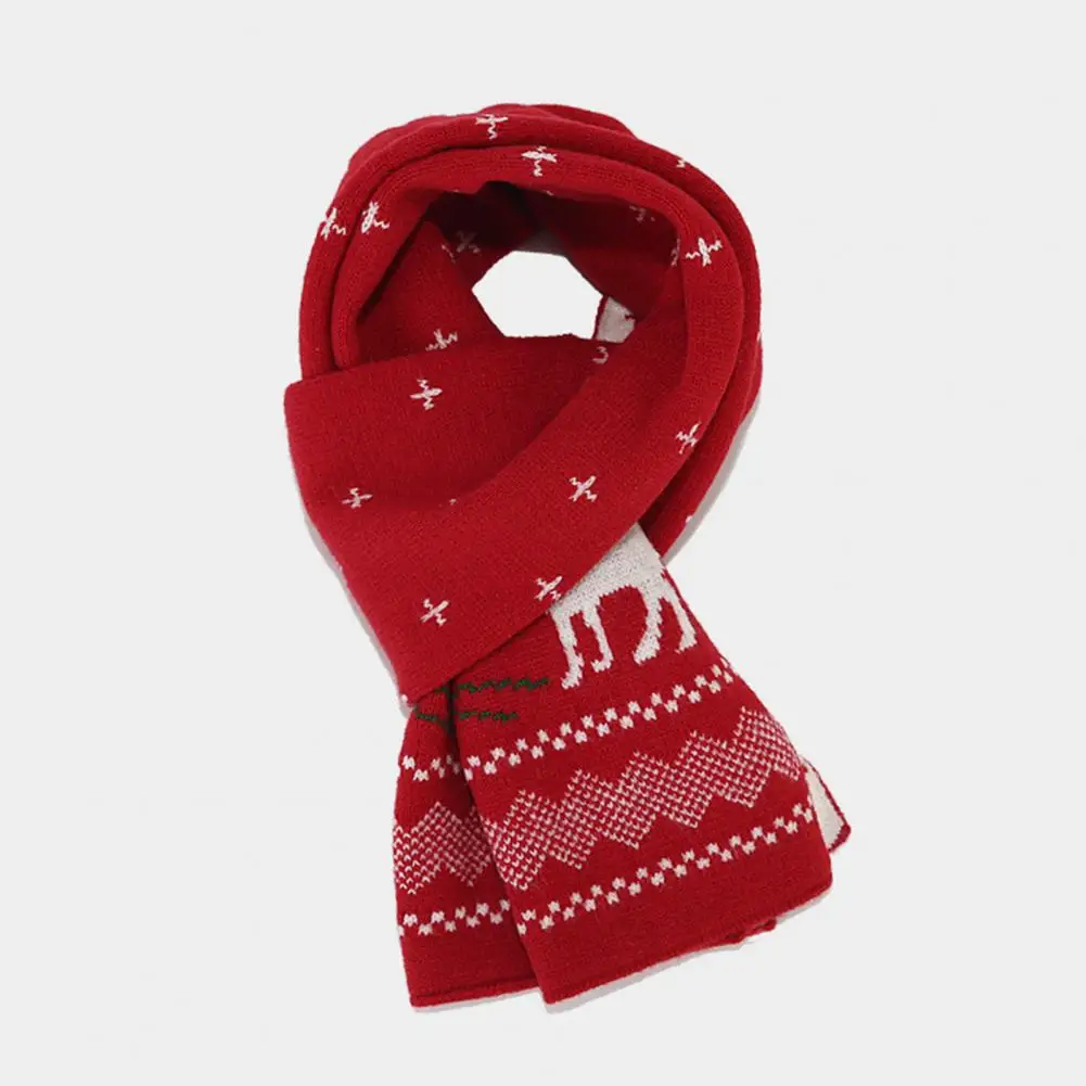 Świąteczna czapka Szalik Rękawiczki Zestaw czapek Szalik Rękawiczki Zestaw zimowy Outdoor Cycling Zestaw Elk Tree Pattern Beanie Scarf Rękawiczki dla mężczyzn