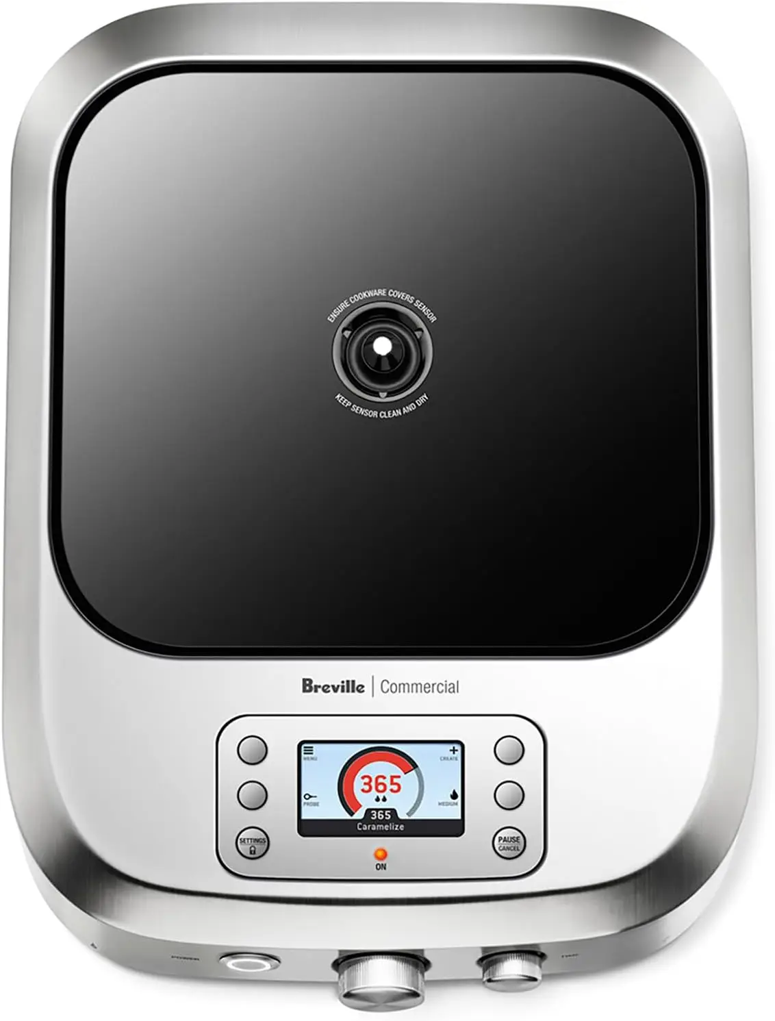 

Коммерческая индукционная варочная панель Breville CMC850BSS Control Freak с точным контролем температуры, матовая нержавеющая сталь