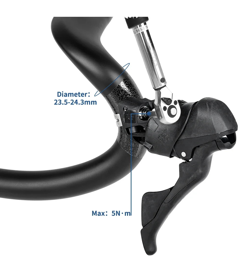 No-Logo-Carbon-Cockpit mit vollständiger interner Kabelführung, Fahrrad-Cockpit, Rennradlenker, Di2-integrierter Lenker, 380-mm-Cockpit mit Halterung – Detail 11