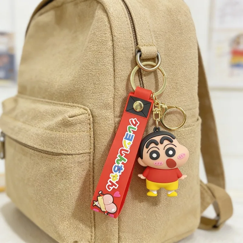 

Hot Cute Shinchan Series Exquisite Doll Key Chain Cartoon Character Creativity Modelling Backpack Pendant Boys and Girls Gift