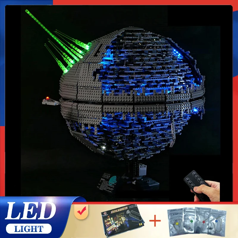 

Diy светодиодный набор для LEGO 10143 Death Star II (только Φ, без модели блоков)