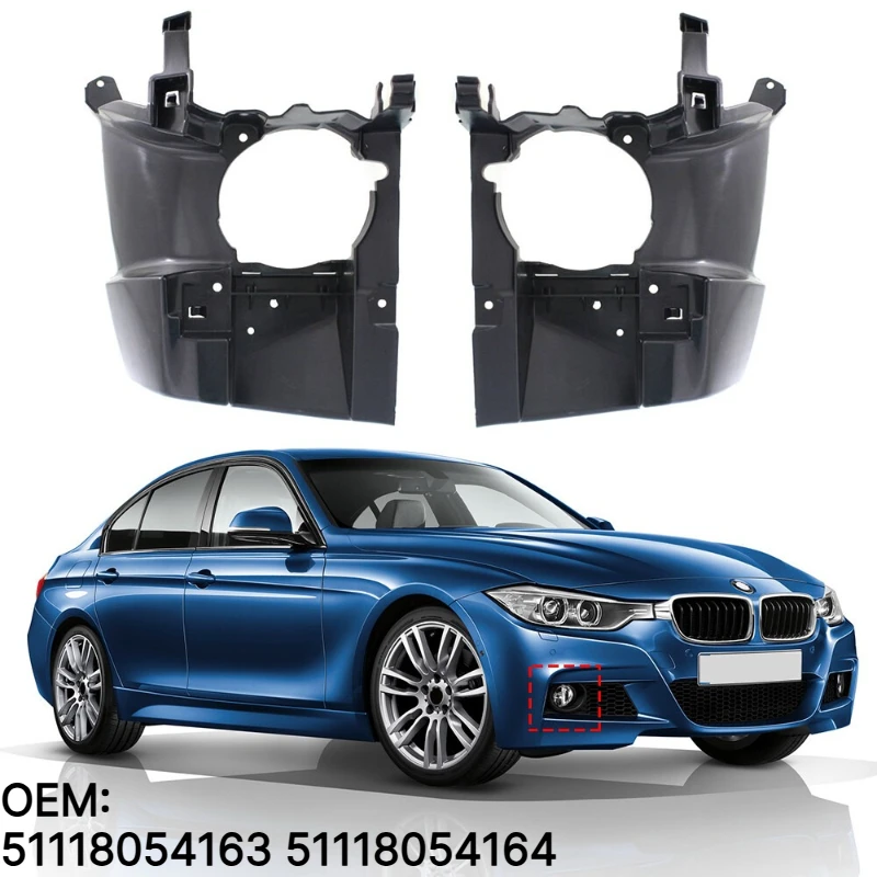 51118054163 51118054164 Left Right Car Front Fog Lamp Frame Bracket For BMW F30 F31 F34 F35 320i 328i 335i 316Li 320Li 328Li