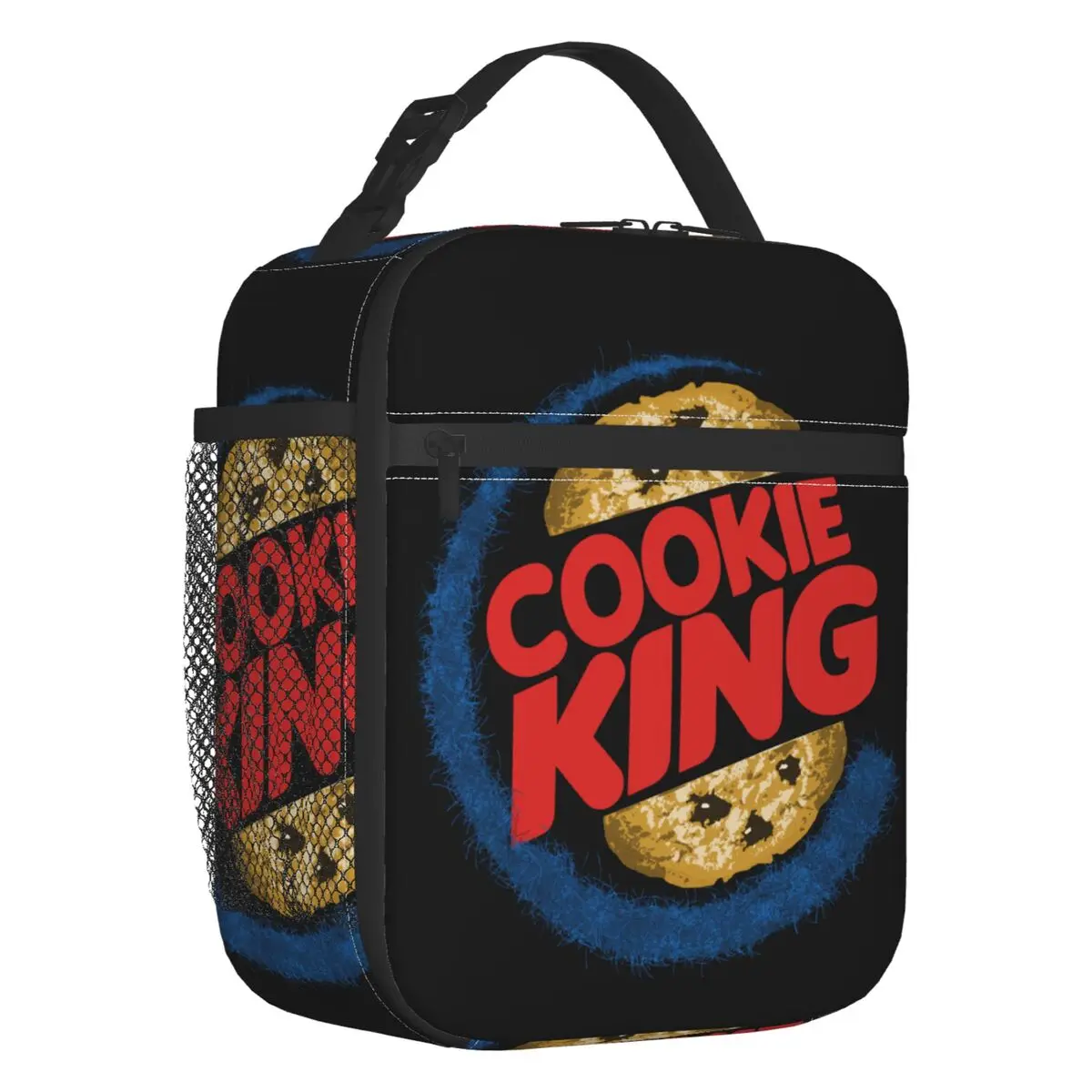 Custom Cookie King Resuable Lunch Box for Women Leakproof Thermal Cooler Food Insulated Lunch Bag School Children Student