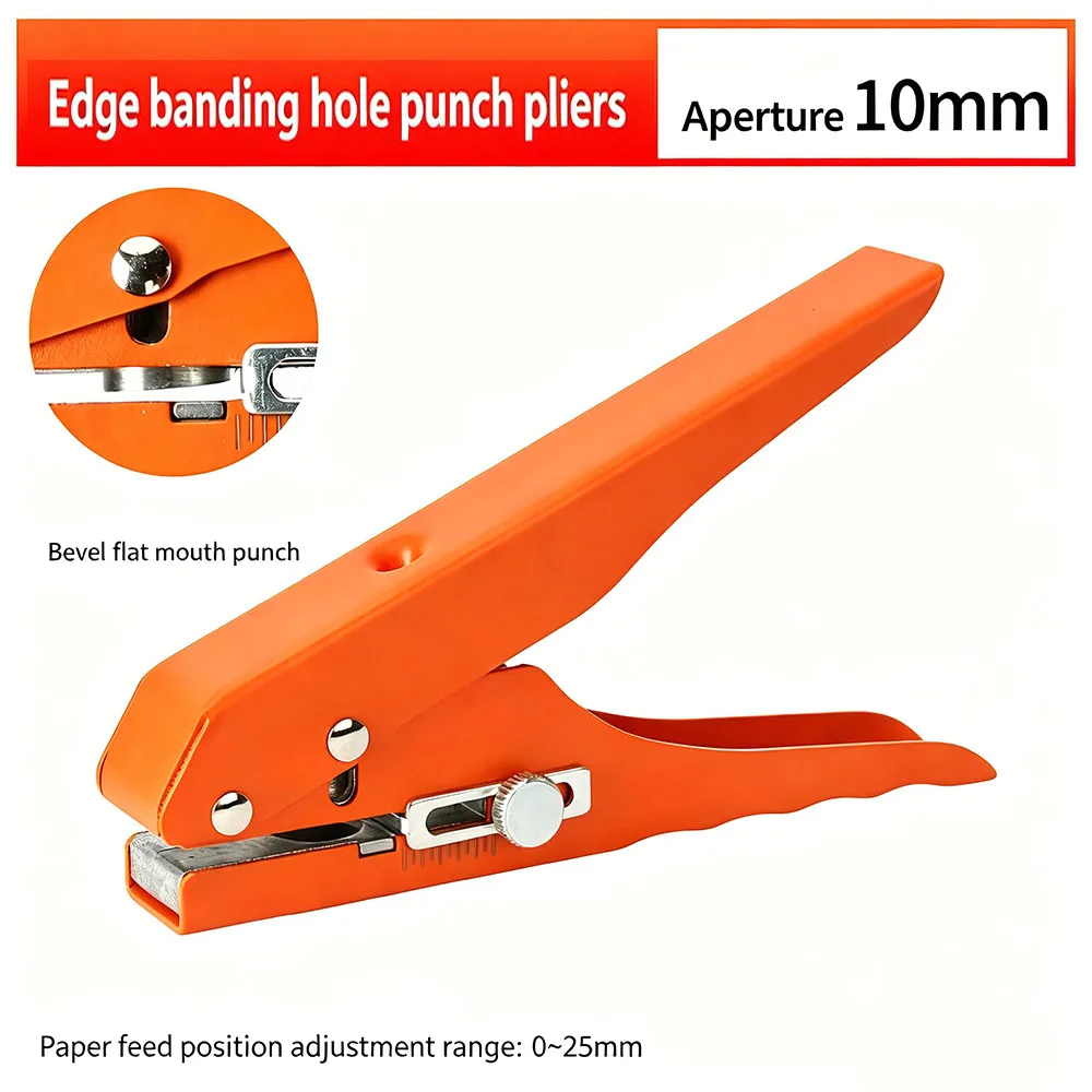 8/10/15MM Edge Banding Hole Punch Pliers Woodworking Screw Cover Punch Tool for PVC Leather Furniture 5