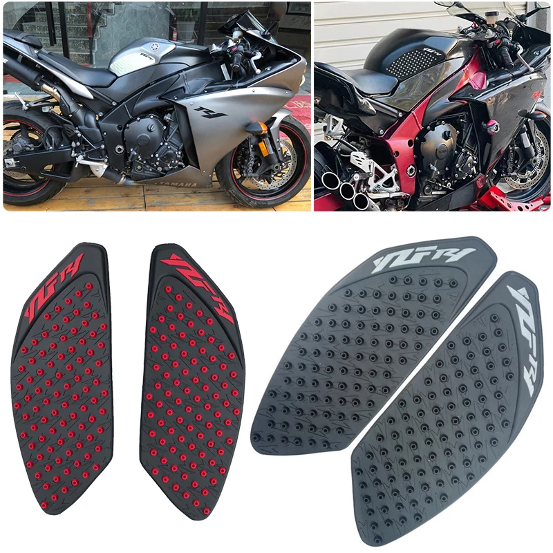 For YZFR1 YZF-R1 2009 2010 2011 2012 2013 2014 Motorcycle Accessories Anti Slip Tank Pad Stickers Tank Traction Protector