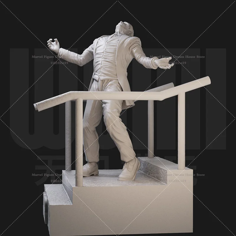 1/24 1/18 Scale DC Batman Enemy Joker Crazy Violent Comedian Staircase Dancing Scene DIY Self-assembled Resin Un-panited Model