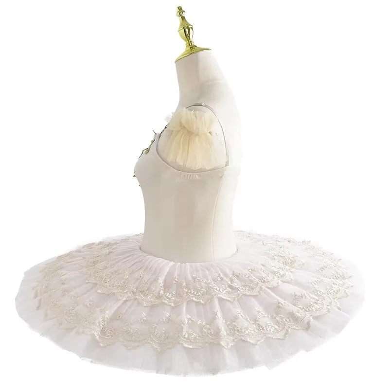 プロのバレエチュチュ女の子白鳥の湖プラッターパンケーキチュチュバレリーナパーティードレス子供キッズバレエダンス衣装