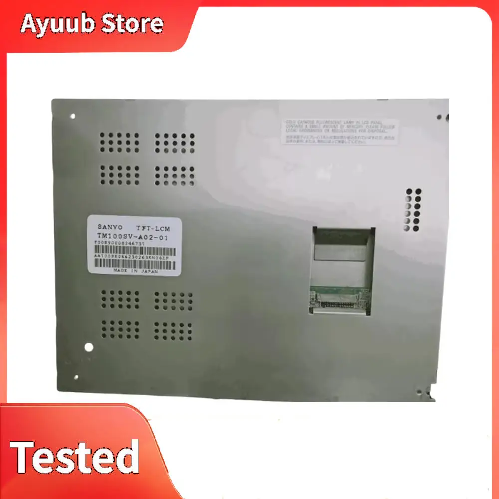 Original A+ Grade 10-inch 800×600 LCD Display for Industrial Equipment: TM100SV-A02-01, TM100SV-A02, TM100SV.