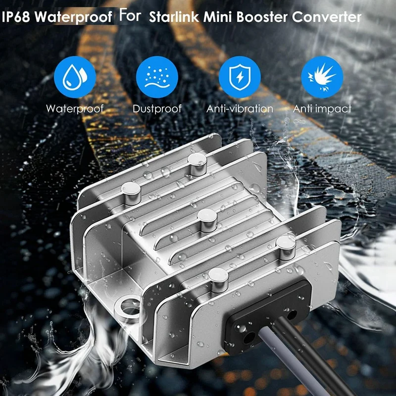 For Mini Step Up Lighter Converter Adapter, DC 12V/24V to 48V 2A Power Cord Boost Converter for Car-A10G