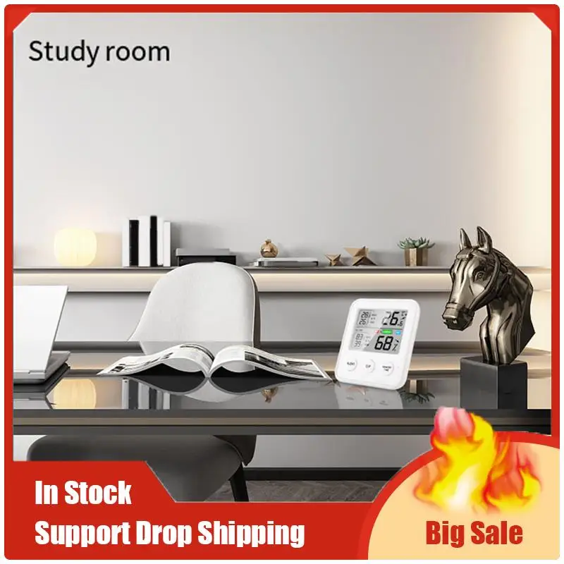 Лучшие предложения Монитор температуры и влажности Мини-гигрометр Датчик температуры Цифровой мини-термогигрометр для помещения