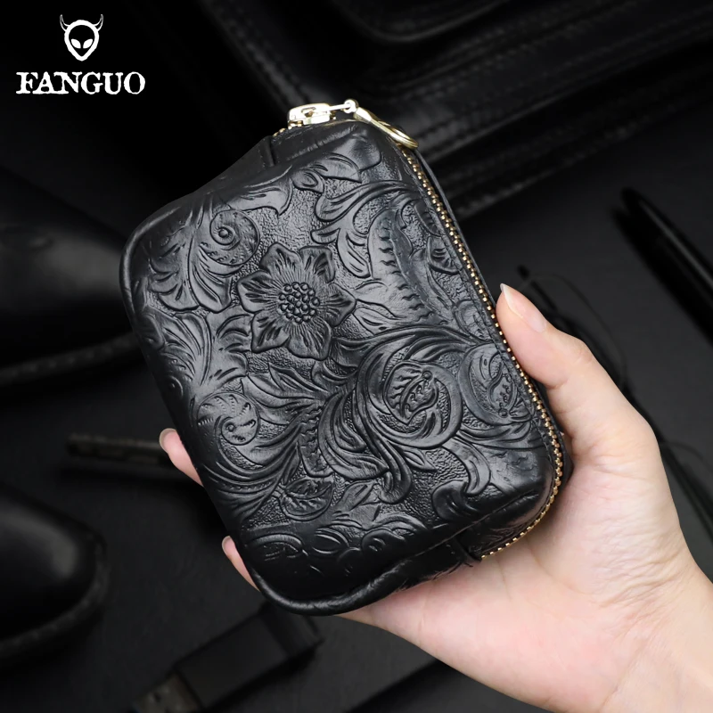 Women Coin Purse Genuine Leather Female Zipper Travel Organizer Mini Pouch Women Storage Bag Soft Leather Small Wallets