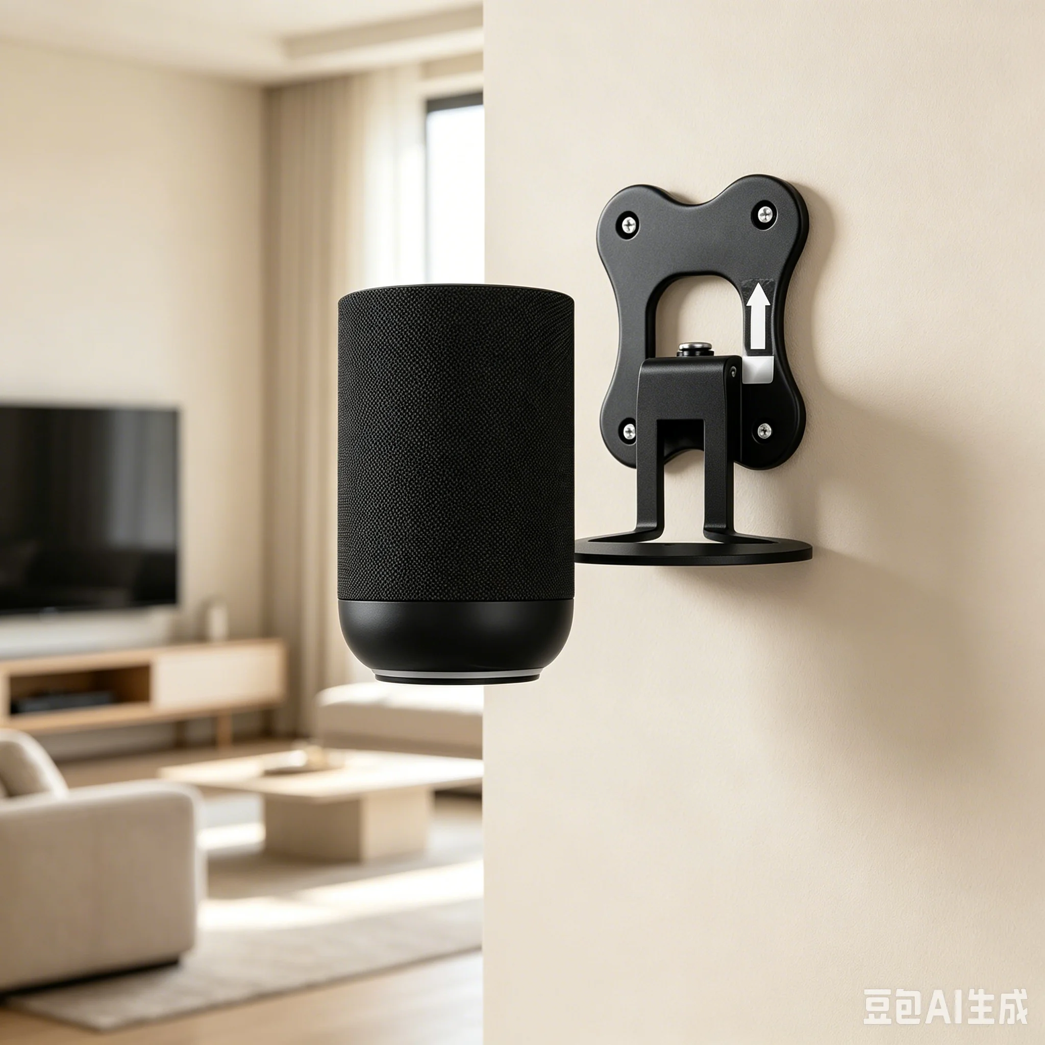 Metal Speaker Wall Mount Hplder For DENON Home200 Black Adjustable Angle Speaker Bracket Speaker Replace Accessories