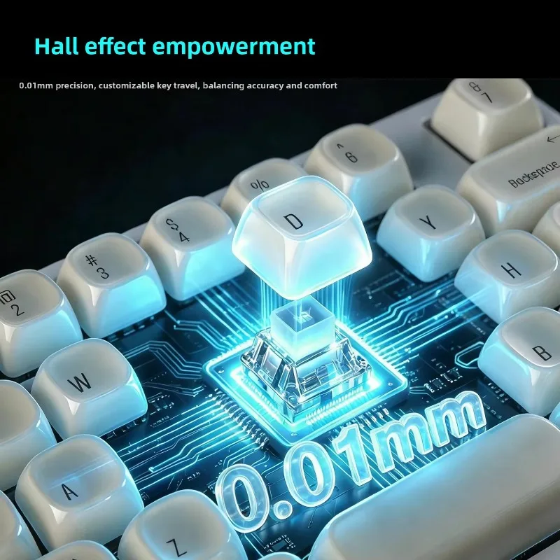 Ajazz for AK039 Magnetic Switch One Handed Gaming Keyboard 38 Keys 8K RT Low Latency Metal Knob Wired Keypad for PC ESports Game - view 4