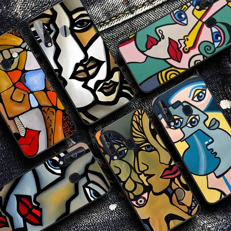 Picasso abstract Art  Phone Case for Samsung A51 01 50 71 21S 70 31 40 30 10 20 S E 11 91 A7 A8 2018