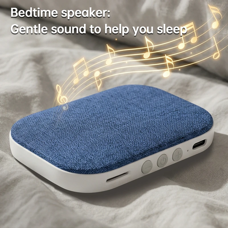 

Усовершенствованная Bluetooth 6.0 колонка-подушка для сна на боку, ультразвуковая колонка для улучшения сна, высококачественный динамический звук, колонка-бабочка