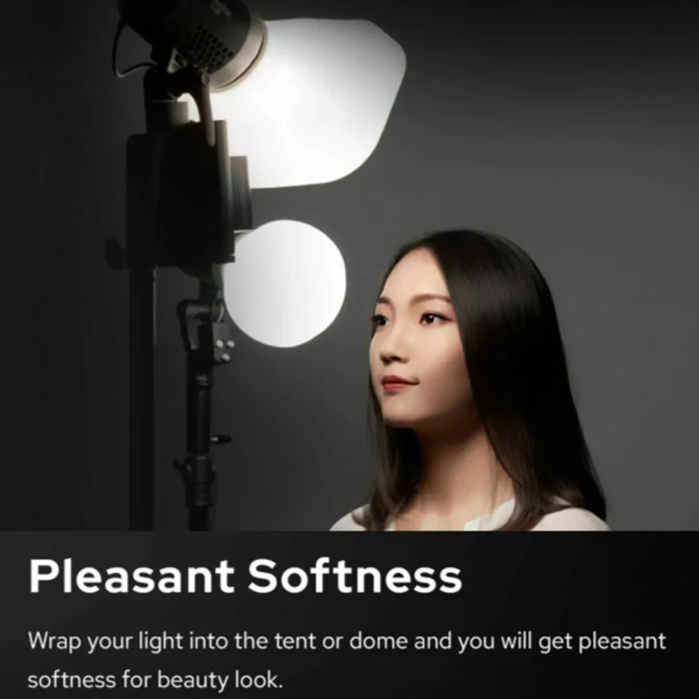 

AT93-Diffuser Dome Softbox Kit Universal Adapter Ring For Camera Flash Speedlite Enhance Your Photography Lighting ML-CS1625