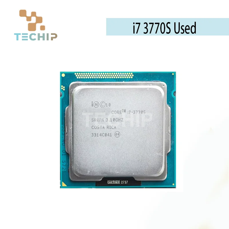 

Процессор Core i7 3770S, 3,1 ГГц, LGA 1155, настольный процессор