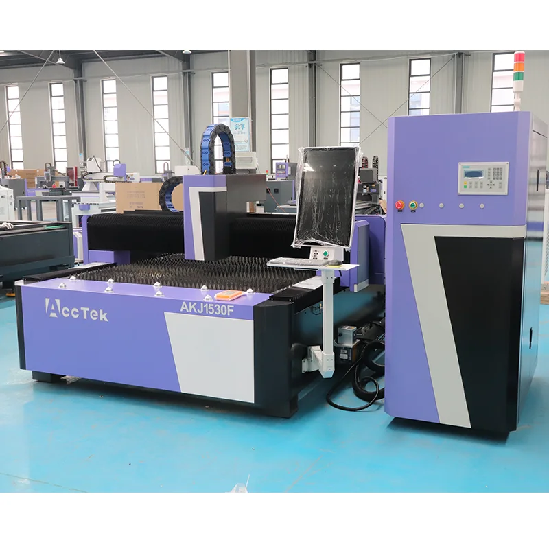 Economical Laser Cutting Machine 1500W 2kw CNC Fiber Laser Cutter Sheet Metal with scanning cutting