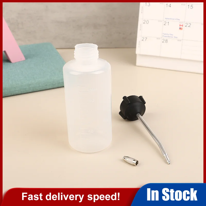 1 PC PE 120ML พลาสติกยาวหัวฉีดหม้อน้ํามัน Dispenser จักรเย็บผ้า Oiler ขวดน้ํามันแบบพกพา EXTENDED Spout Oil Sprayer