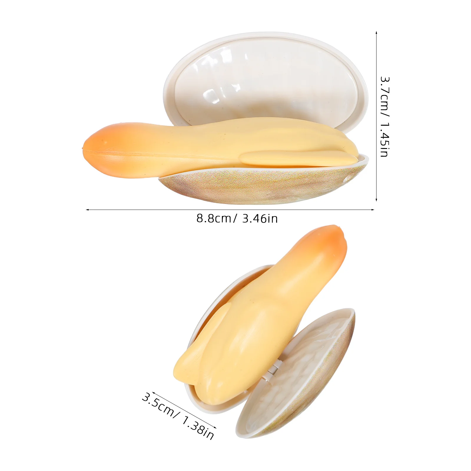 ปืนฉีดน้ำแบบกด 4 ชิ้น รูปทรงหอยเป๋าฮื้อ สมจริง ปลอดภัย สำหรับเล่นน้ำกลางแจ้ง ปาร์ตี้ริมสระน้ำ สนามหลังบ้าน ชายหาด สนุกสนาน ทำจากพลาสติก
