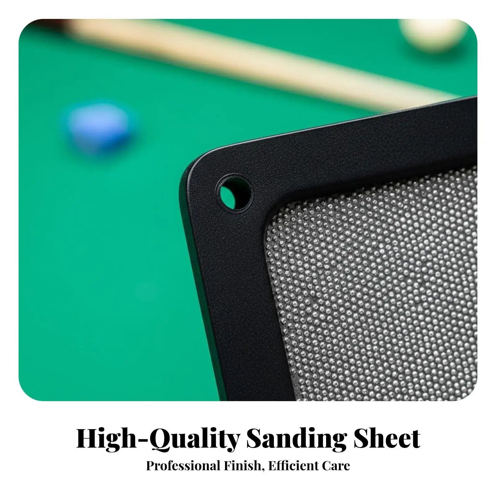 Billiard Cue Tip Sander Stainless Steel Rough Surface Pool Cue Tip Shaping Device Improves Chalk Retention Billiards Accessory