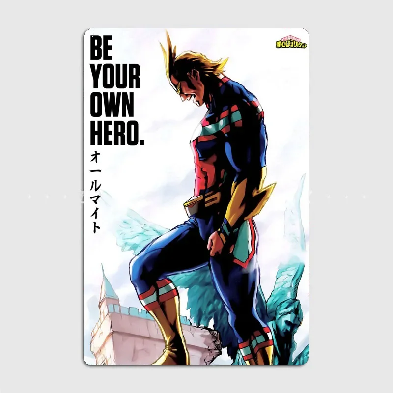 Anime Academia All Might home decor  vintage decor  비비탄권총  posters  room decor  wall decor farmhouse decor halloween  neon sign