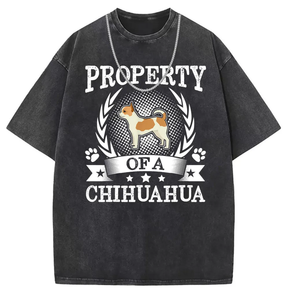 Property Of A Chihuahua Shirt Cute Dog Over New T Shirt Beach Long Sleeve Summer Mens Sweatshirts Hip Hop Sportswears