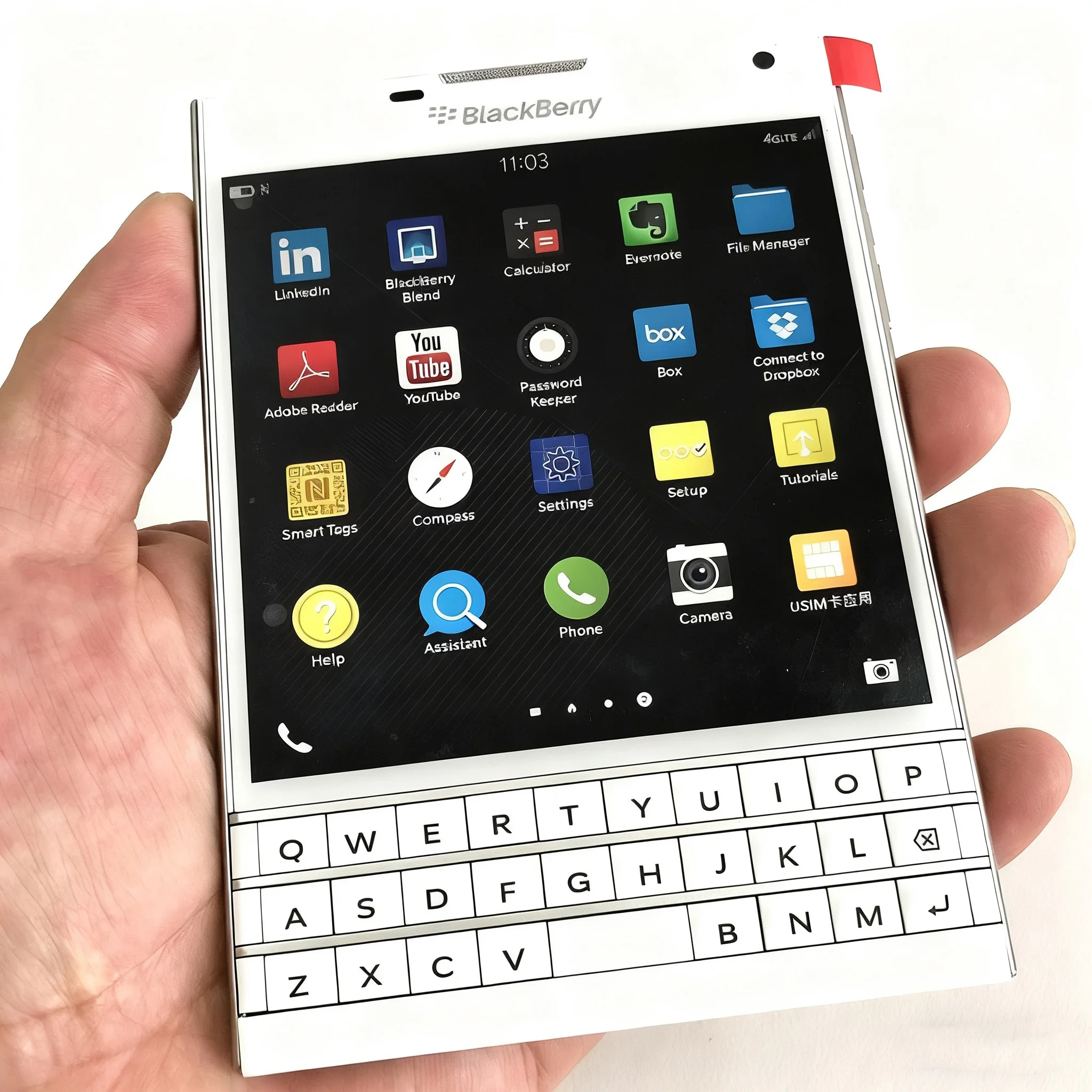 BlackBerry Passport Q30 Cellphone 3G 4G 3GB RAM 32GB ROM 13MP Cell Phone Quad core BlackBerry OS 10 Original Unlocked LTE Mobile