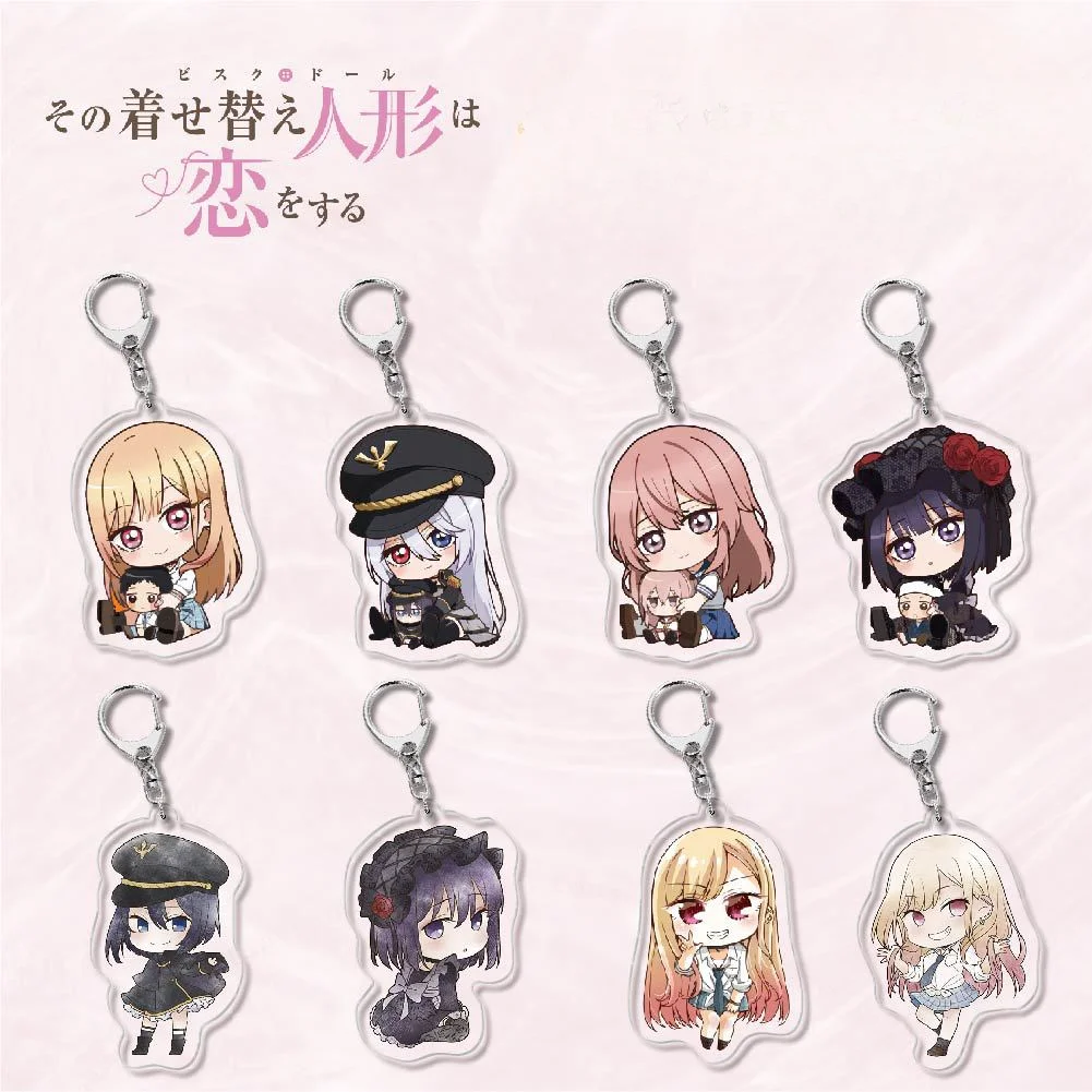 Animation Derivatives Acrylic Key Chain Backpack Pendant Kitagawa Marin Inui Sajuna Gojo Wakana Kawaii Brithday Gift for Friend