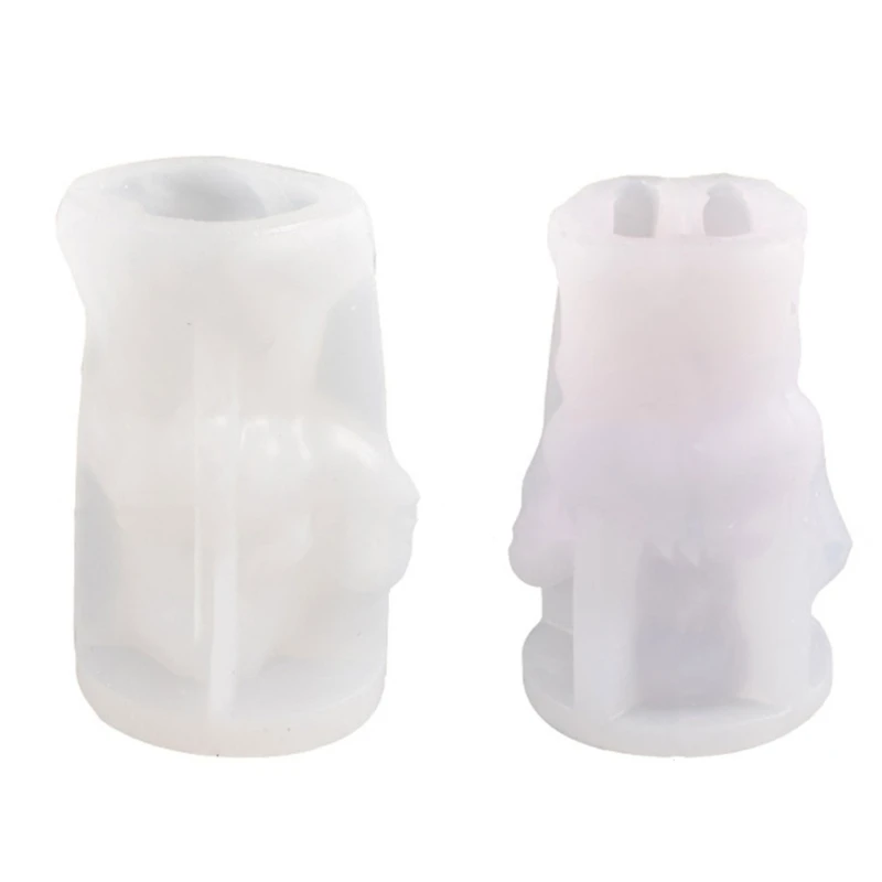 Boy Girl Mold Clay Plaster Resin Decorations DIY Epoxy Resin Scented Soap Silicone Mould 203C