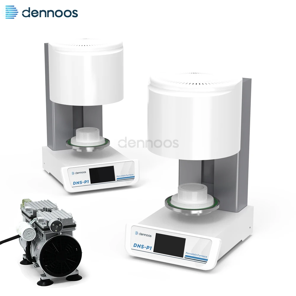 Dental Porcelain Furnace Lab Equipment DNS-P1 High-Quality Porcelain Ceramic Furnace Oven with Vacuum Pumps