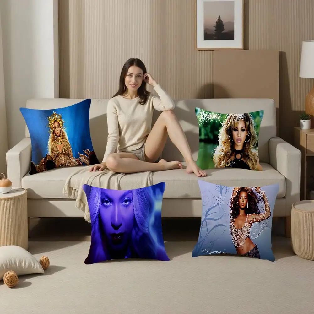 Singer B-Beyonce Personalized Pillow Dust Cover Bedroom Kids Party Decoration Pillowcase Birthday Children Gift