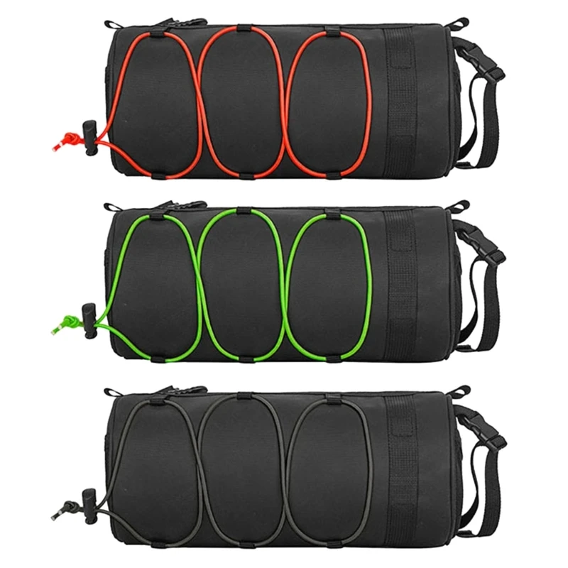 

Portable Bike Bag Handlebar Bike Storage Frame Bag Handlebar Pannier Pack Dropship