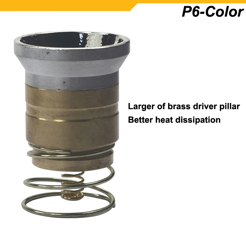 KDLITKER P6-Color 10W Custom Red 620nm 800 Lumens LED Drop-in Module (Dia. 26.5mm)