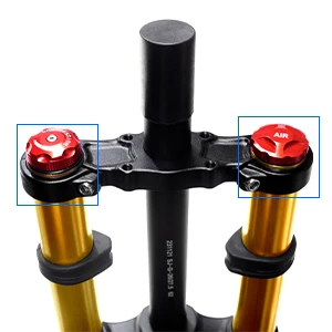 ZTZ Fahrrad-Federgabel 26/27,5/2 Zoll für Sport-Mountainbikes DH Luft-Doppelschulter-Downhill-Ersatzteile – Detail 3