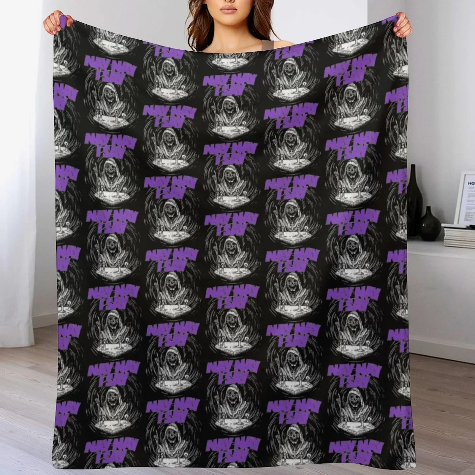 Bailey-Sarian Band Merch Nay-Nay Throw Blanket anime Luxury Thicken valentine gift ideas Beautifuls Blankets