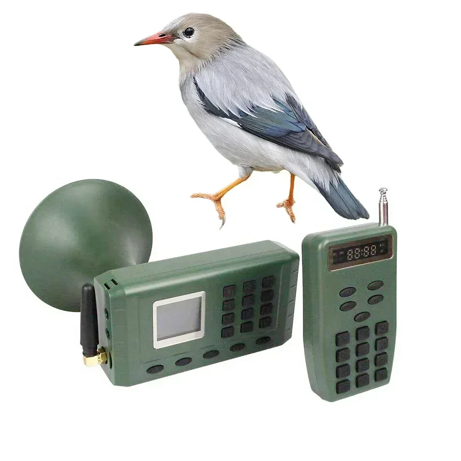 กลางแจ้งอิเล็กทรอนิกส์ฟาร์มนกเสียง Decoy Birdsong อุปกรณ์นกกระทาเสียง Caller Mp3 Player BIRD Voice Decoy อุปกรณ์เสริมรีโมทคอนโทรล