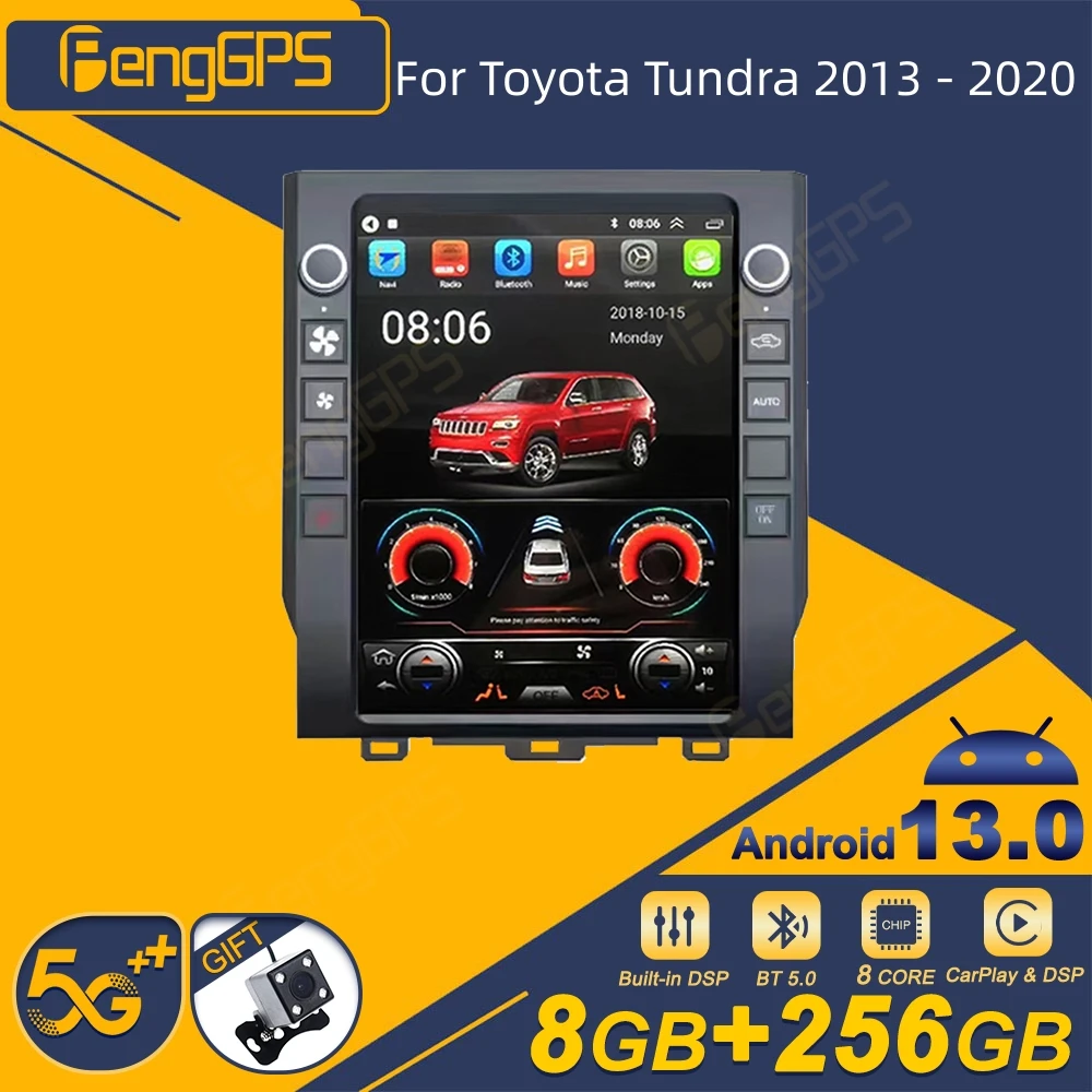 

Автомагнитола для Toyota Tundra 2013-2020, Android, 2Din, стереоприемник, Авторадио, мультимедийный плеер, GPS-навигация, экран головного устройства