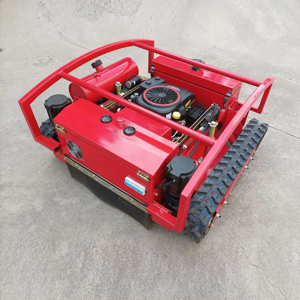 جزازة العشب التحكم في جزازة العشب RC منحدر جزازة العشب تتبع جميع التضاريس آلة القص الروبوتية للتحكم عن بعد