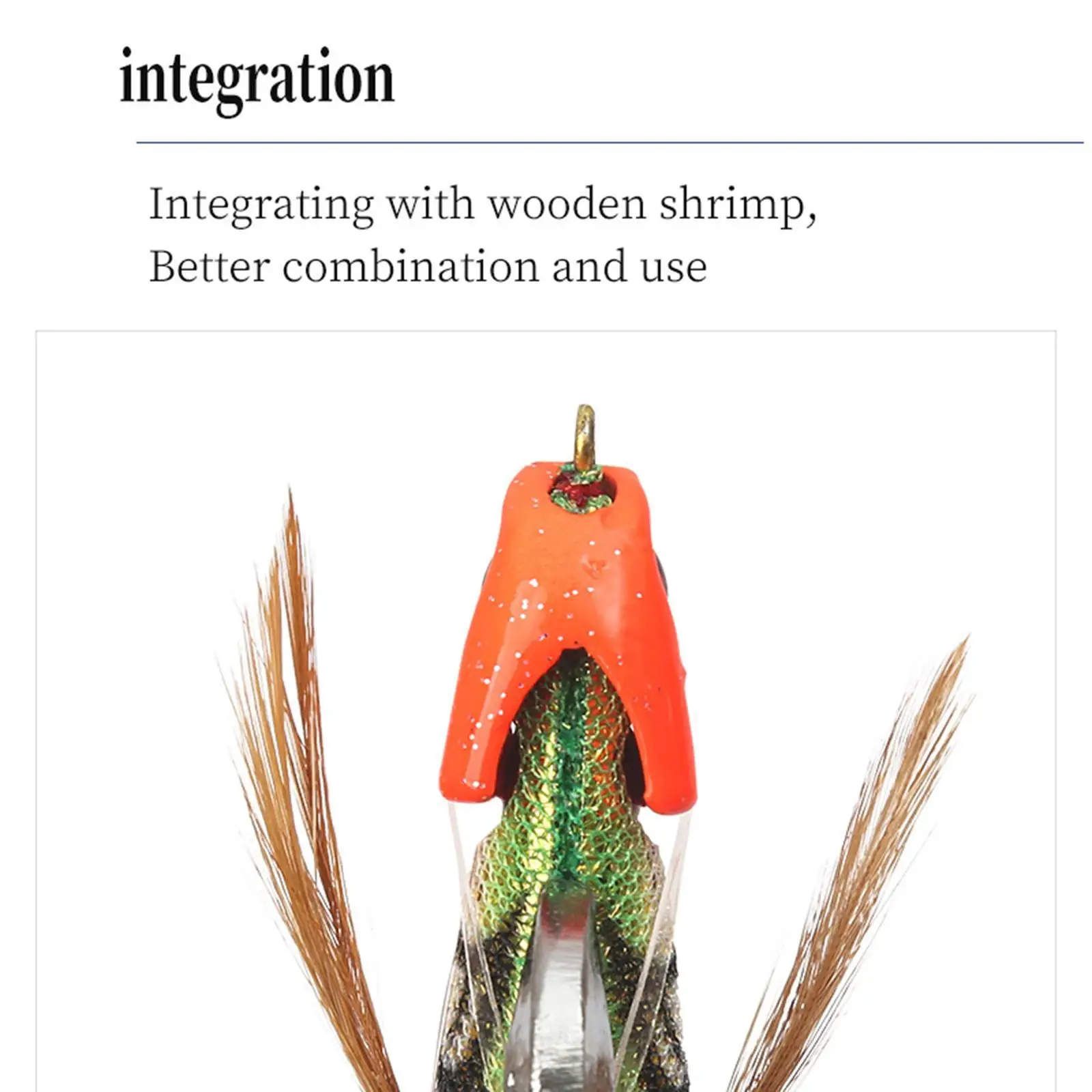 مجموعة ملحقات طُعم الروبيان المتوهجة في الظلام للصيد الليلي