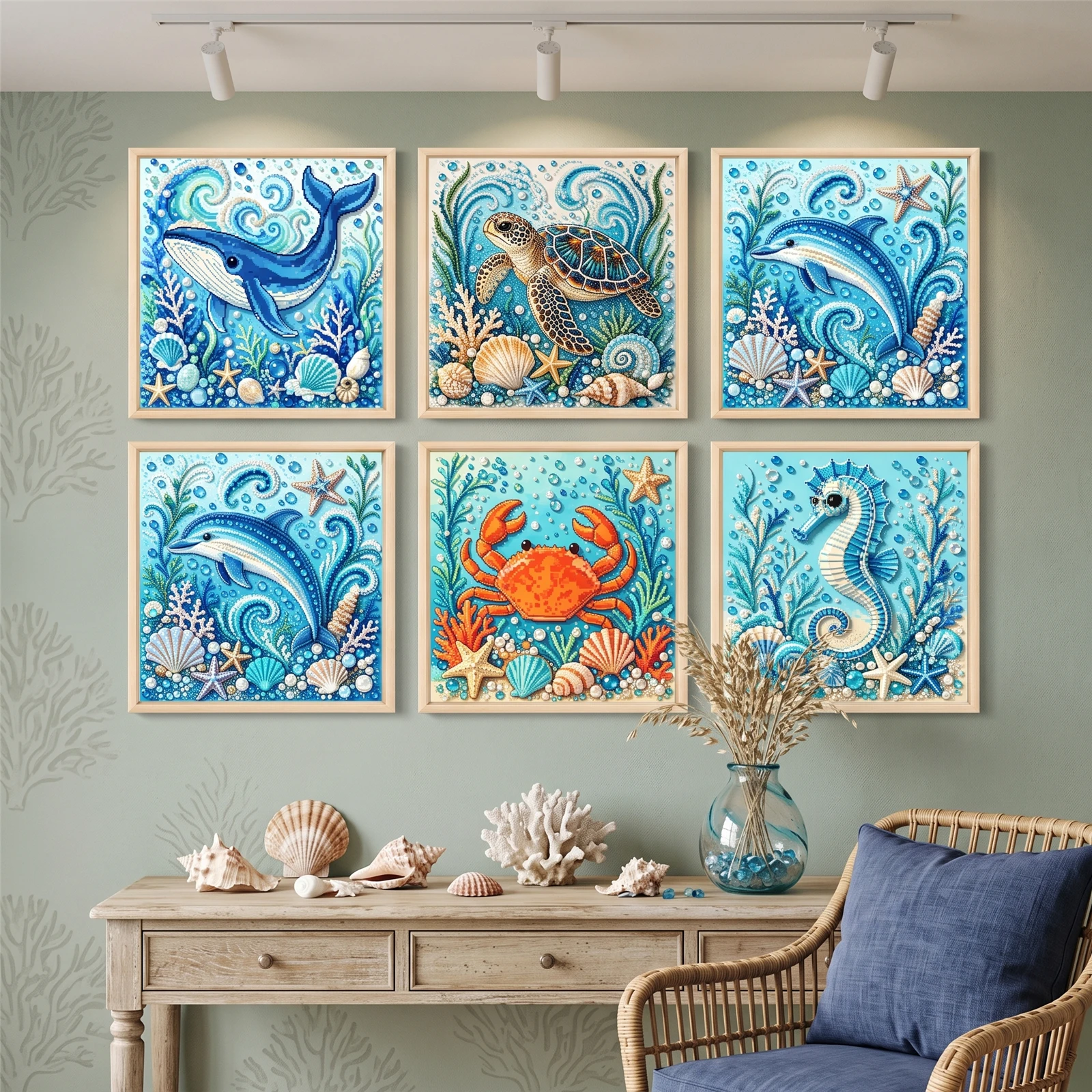 Cross Stitch Stamped Kits Beginners - Kit de Punto de Cruz 14CT