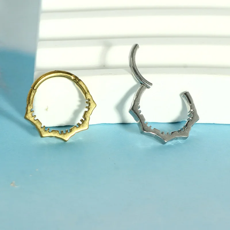 Nose Hoop Earrings Metal Nose - Body Jewelry And Earrings ulasan dan harga