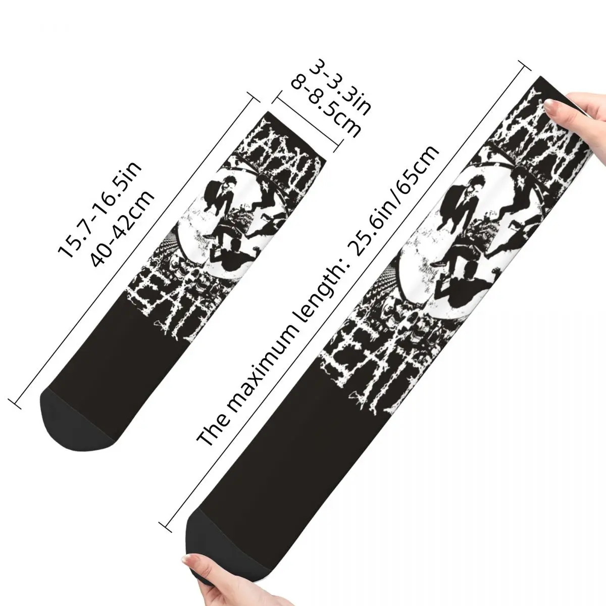 Novelty Women Socks Napalm Death Music Band Accessories Super Soft Death Metal Skateboard Socks All Seasons