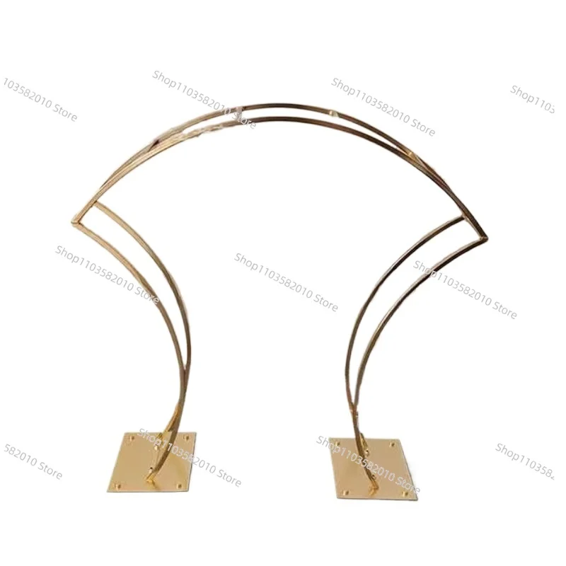 Big Size Wedding Centerpiece Decoration Mariage Bridge Large Gold Metal Flower Stand