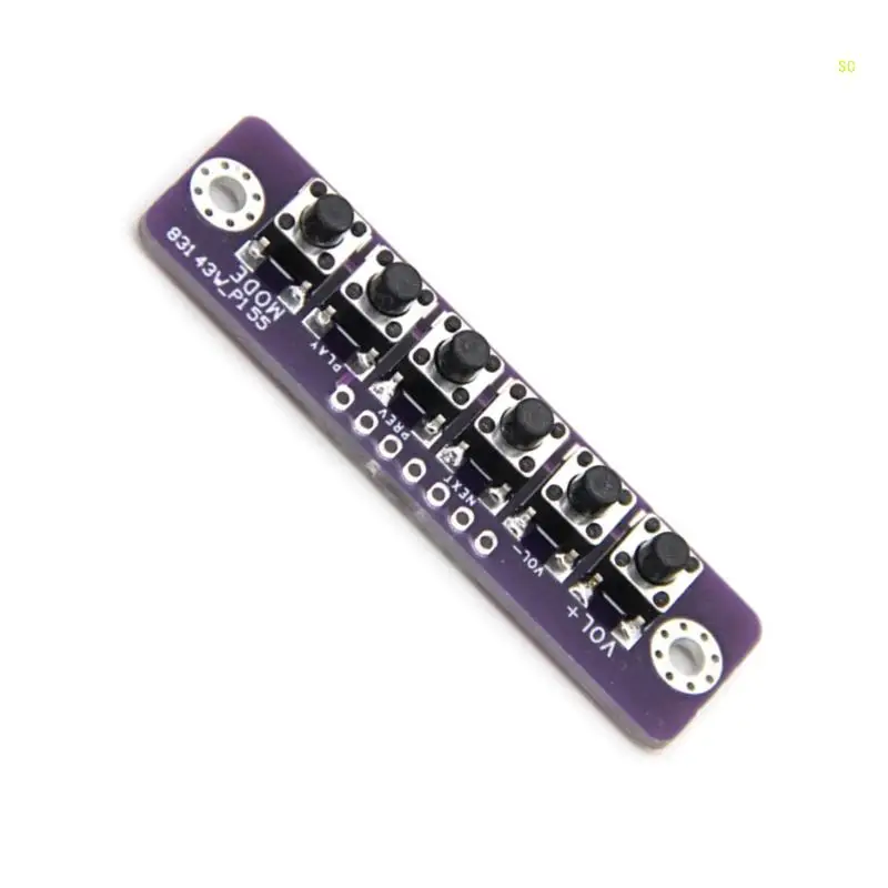 3 4 5 6Bit Independent Button Board for DIY Speaker Power Amplifier Dropshipping